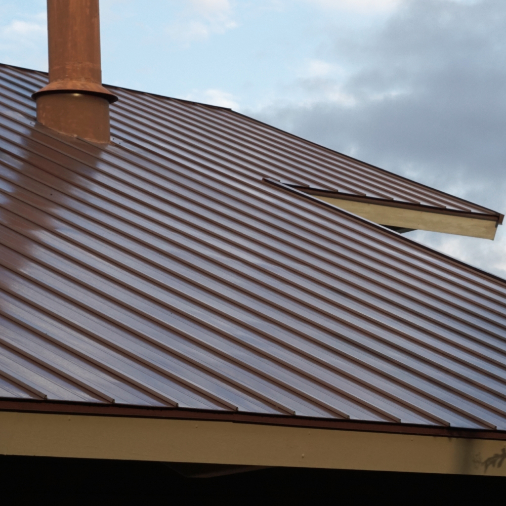 Brown Metal Roofing
